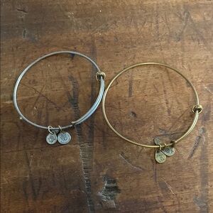 Bundle of 2 Alex and Ani Bangle Bracelets NO CHARMS